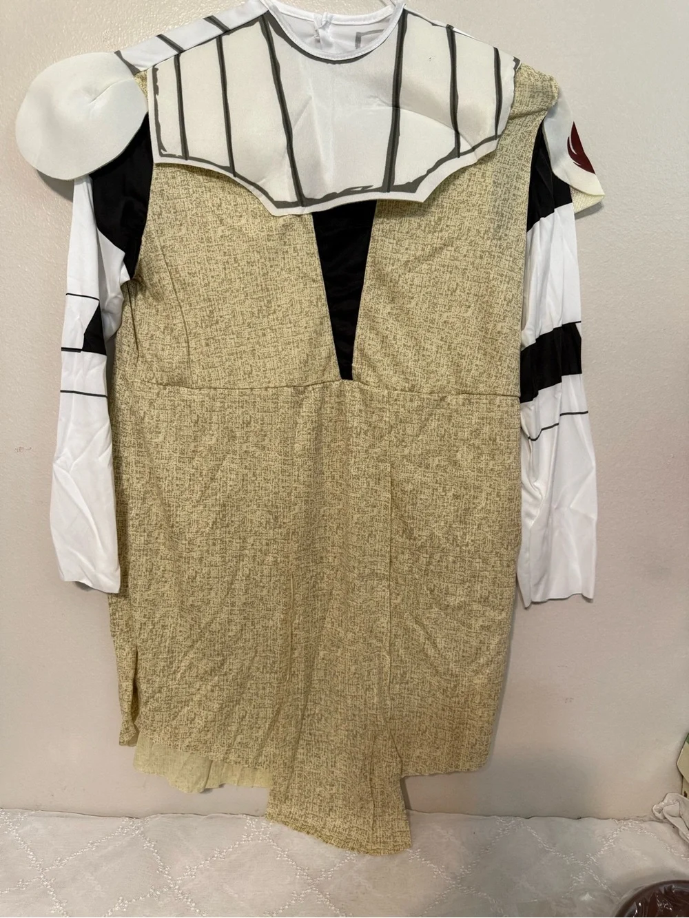 Star Wars Beige and White Jedi Knight Costume with Brown Belt